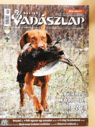 Homonnay Zsombor Somfalvi Ervin F�ldv�ri Attila - Magyar Vad�szlap 2013. december