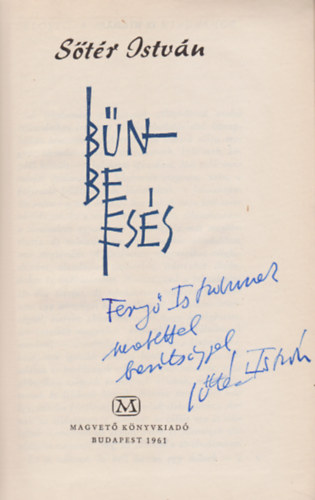 S�t�r Istv�n - B�nbees�s (Dedik�lt)