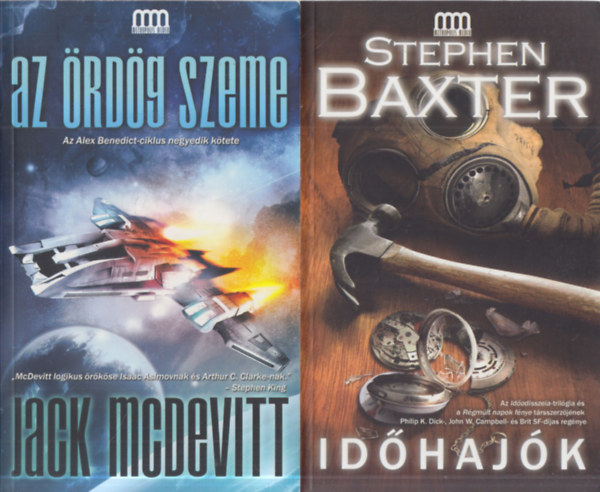 Stephen Baxter Jack McDevitt - 2 db. Galaktika fantasztikus knyvek (Az rdg szeme + Idhajk)