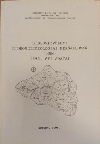 Hidegvzvlgyi Hidrometeorolgiai Mrlloms (HHM) 1993. vi adatai