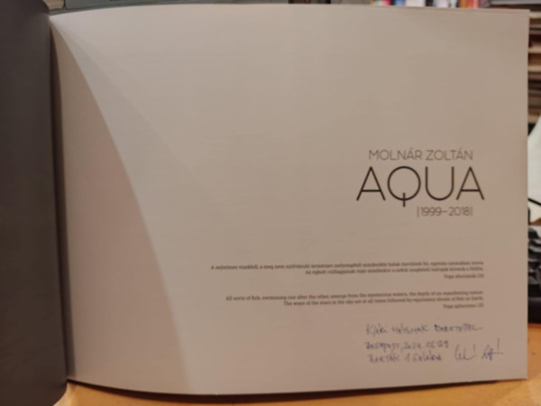 Molnár Zoltán - Aqua 1999-2018