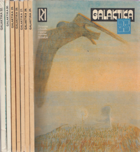 Kucka Péter (szerk.) - 7db Galaktika (Tudományos-fantasztikus antológia) - 25.-26.-27.-28.-29.-30.-32.