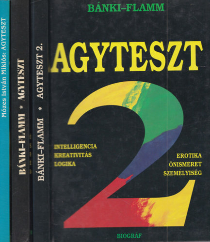 Mózes István Miklós Bánki-Flamm - 3 db Agyteszt
