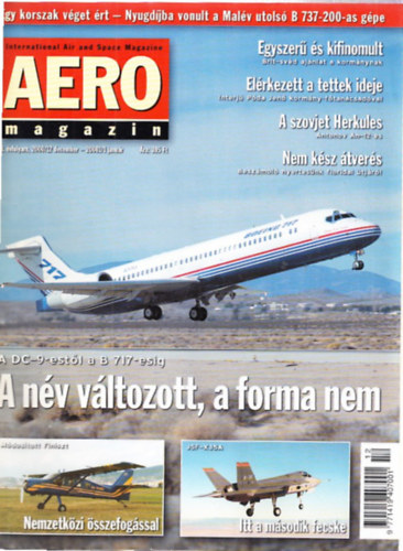 Sajtos Zoltán (szerk.) - Aero magazin 2000/12 + 2001/1-11. (11 db, lapszámonként)