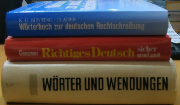 Dorothea Ader, Herbert Genzmer, Erhard Agricola, Herbert Grner, Ruth Kfner Karl-Dieter Bnting - Richtiges Deutsch sicher und gut + Wrter und Wendungen + Wrterbuch zur deutschen Rechtschreibung (3 ktet)