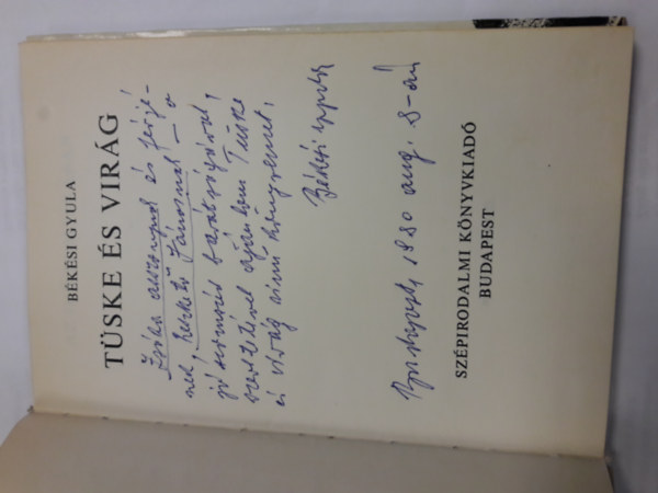 B�k�si Gyula - T�ske �s vir�g. Versek. Dedik�lt!