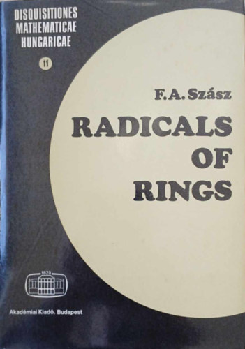 F.A. Szász - Radicals of Rings