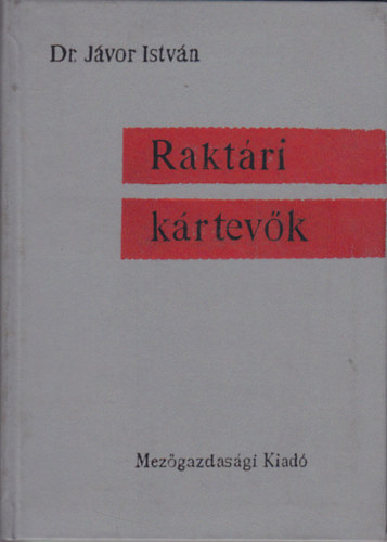 J�vor Istv�n dr. - Rakt�ri k�rtev�k