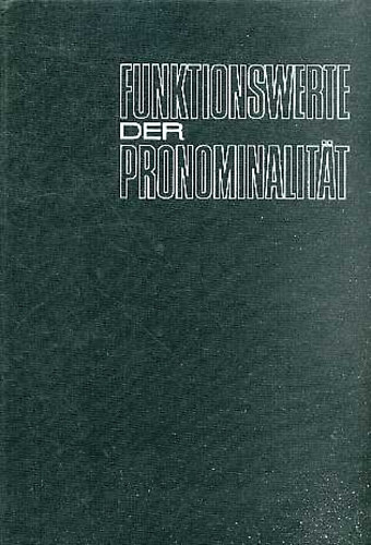 Bal�zs J�nos - Funktionswerte der Pronominalitat