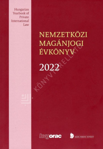 Nemessányi Zoltán - Nemzetközi magánjogi évkönyv 2022