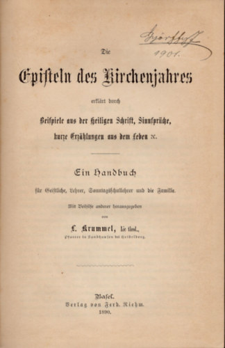 Die Episteln des Kirschenjahres