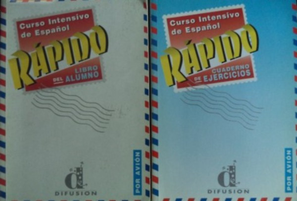 Lourdes Miquel y Neus Sans - Curso Intensivo de Espanol Rápido - Libro del Alumno + Ceaderno de Ejercicios (Spanyol nyelvkönyv diákoknak - tankönyv és munkafüzet)
