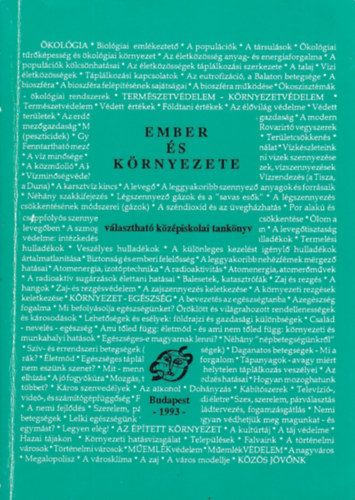 Dr. Sz�raz-Dr. N�meth-Dr. Kohl - Ember �s k�rnyezete k�z�piskolai tank�nyv