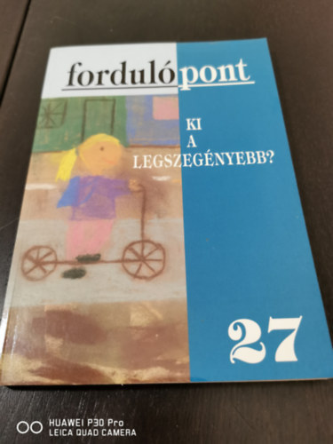 Szávai Ilona (szerk.) - Fordulópont 27 - Ki a legszegényebb?