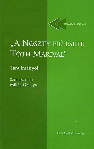 A Noszty fi� esete T�th Marival - DeKON-K�NYVek
