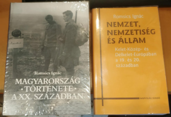 Romsics Ignác - 2 db Nemzet, nemzetiség és állam (Kelet-Közép- és Délkelet-Európában a 19. és 20. században.) + Magyarország története a XX. században