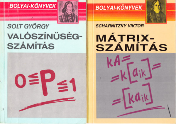 Dr. Solt György Scharnitzky Viktor - Mátrixszámítás + Valószínűségszámítás