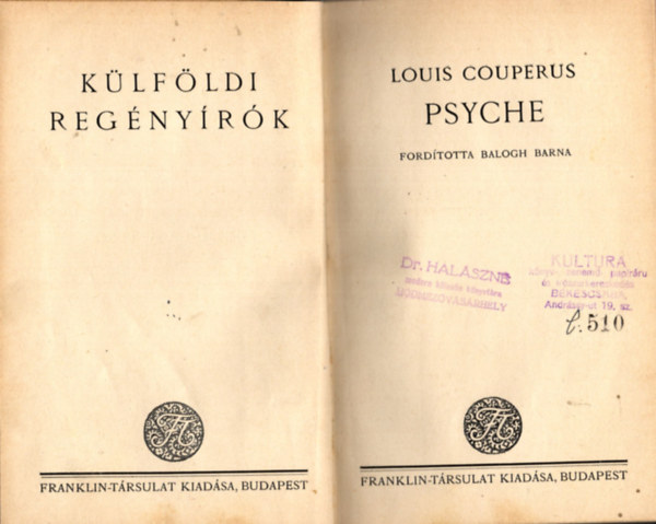 Louis Couperus - Psyche