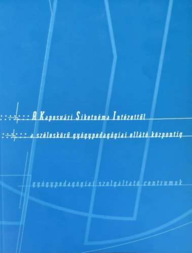 A Kaposvári Siketnéma Intézettől a széleskörű gyógypedagógiai ellátó központig