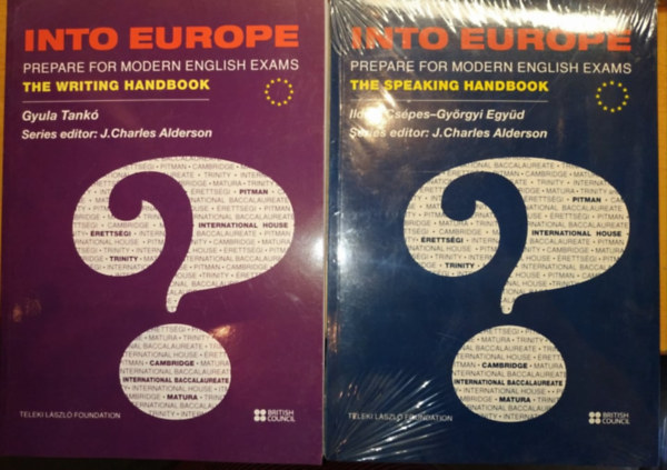 Tank Gyula, Ildik Cspes - Gyrgyi Egyd - 2 db Into Europe: The Writing Handbook + The Speaking Handbook