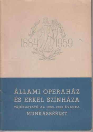 Magyar llami Operahz s Erkel Szinhza msortjkoztat - 1959/1960