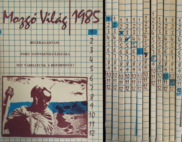 Mozg Vilg 1985, 1-12 teljes vfolyam, lapszmonknt