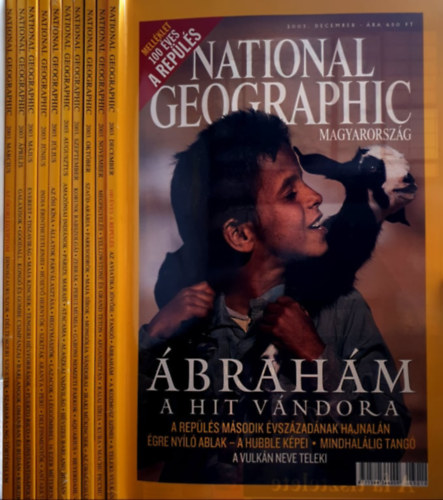 National Geographic Society - 10 db National Geographic Magyarorszg 2003. mrc.-dec.