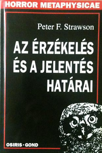 Peter Frederick Strawson - Az rzkels s a jelents hatrai