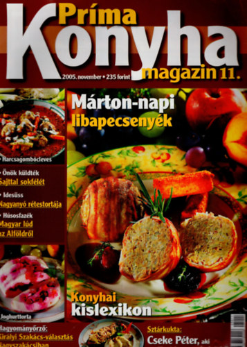 Hargitai Gyrgy - Prma Konyha magazin 2005/11.