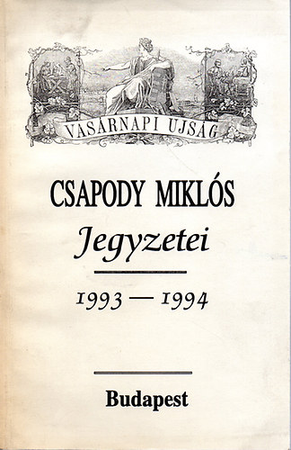 Csapody Mikl�s - Csapody Mikl�s jegyzetei 1993-1994
