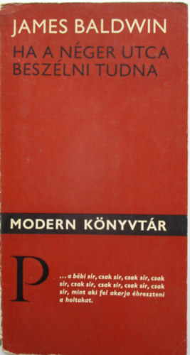 James Baldwin - Ha a néger utca beszélni tudna