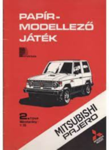 Mitsubishi Pajero 2. tpus  Papr modellez jtk - papr kivg retro jtk -  rgisg