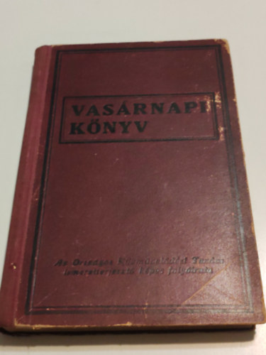 T�bb szerz� - Vas�rnapi k�nyv 1933 II.F�l�v