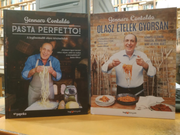 Gennaro Contaldo - 2 db Gennaro Contaldo: Olasz telek gyorsan (Knny s finom fogsok, kevesebb mint 40 perc alatt) + Pasta Perfetto! (A legfinomabb olasz tsztatelek