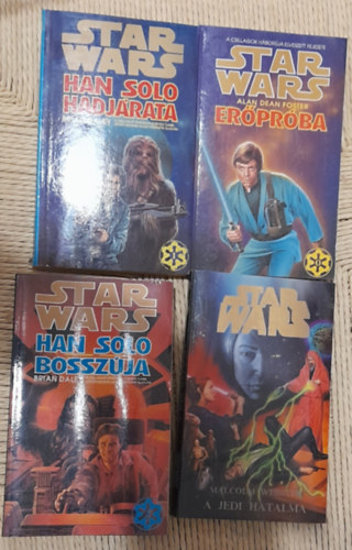 Malcolm Webster, Alan Dean Foster Brian Daley - 4 db StarWars ktet: Han Solo hadjrata+Han Solo bosszja+Erprba+A jedi hatalma