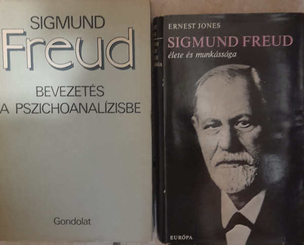 Ernest Jones - 2 db: Sigmund Freud: Bevezets a pszicholgiba + Ernest Jones: S.Freud lete s munkssga