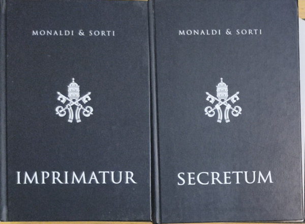 Monaldi & Sorti - 2db Monaldi-Sorti könyv - Secretum, Imprimatur