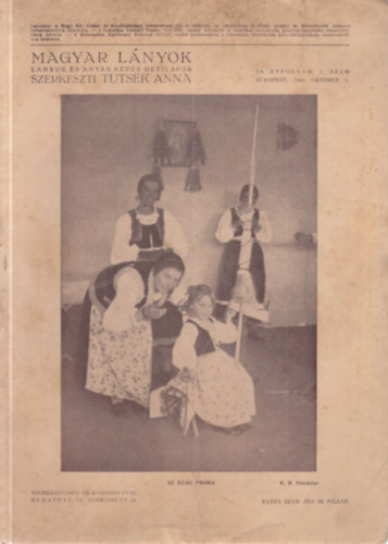 Magyar lnyok 48. vfolyam (1941-1942/1-52. szmok)- teljes vfolyam, lapszmonknt