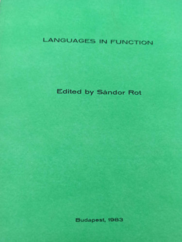 S�ndor Rot - Languages in function