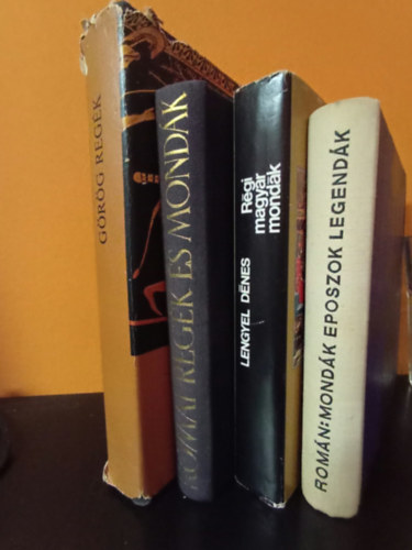 Lengyel D�nes, Trencs�nyi-Waldapfel Imre, Boronkay Iv�n Rom�n J�zsef - 4 db. m� az eposzok, mond�k �s reg�k vil�g�b�l: R�mai reg�k �s mond�k - Mond�k, eposzok, legend�k - R�gi magyar mond�k - G�r�g reg�k
