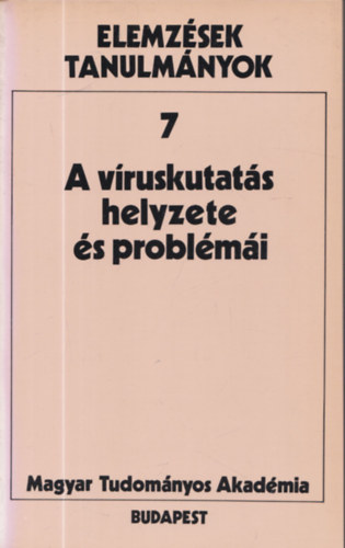 A vruskutats helyzete s problmi ( Elemzsek tanulmnyok 7)