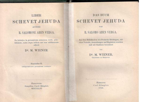 Das Buch Schevet Jehuda