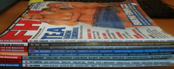 Margaret Ann Dowling - 8 db FHM Magazin (szórványszámok, lapszámok a terméklapon)