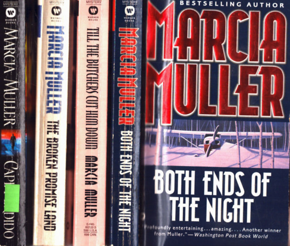 Marcia Muller - 4 db Marcia Muller: Till the butchers cut him down, The broken promise land, Cape perdido, Both ends of the night