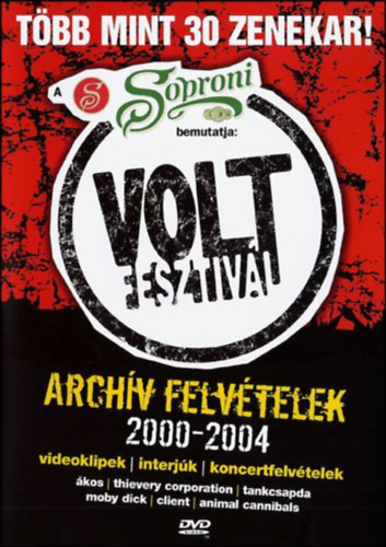 Melody Kft. - Volt fesztivál: Archív felvételek 2000-2004 (videóklipek, interjúk, koncertfelvételek)(1 DVD)