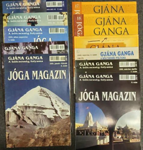 11 db Gj�na Ganga - A b�lcsess�g folyama j�ga magazin
