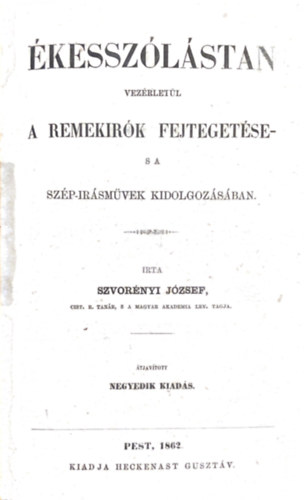 Szvor�nyi J�zsef - �kessz�l�stan