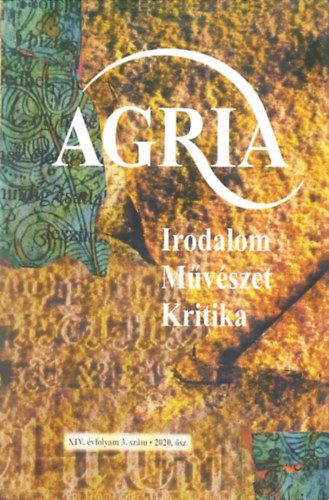 Ködöböcz Gábor - Agria 2020. ősz (Irodalmi, művészeti és kritikai folyóirat)