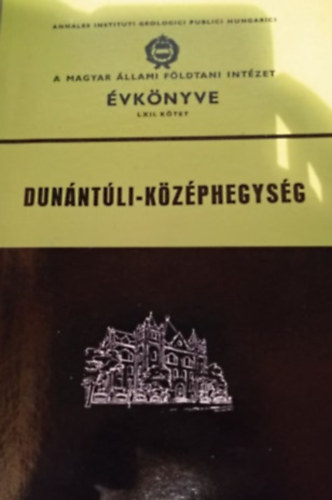 dr. Jmbor ron - A Dunntli- Kzphegysg pannniai kpzdmnyei - A Magyar llami Fldtani Intzet vknyve LXVII.