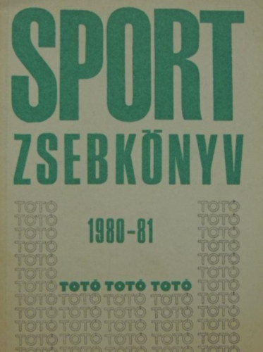 Sportzsebknyv 1980-81